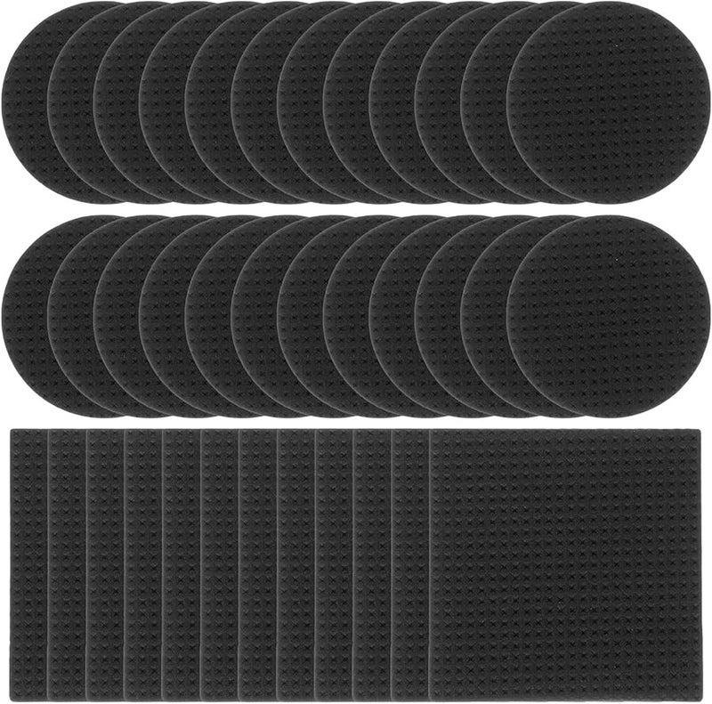 36Pcs EVA Furniture Leg Pads Non Slip Adhesive Floor Protectors for Tables Chairs Bed Posts - Image 1